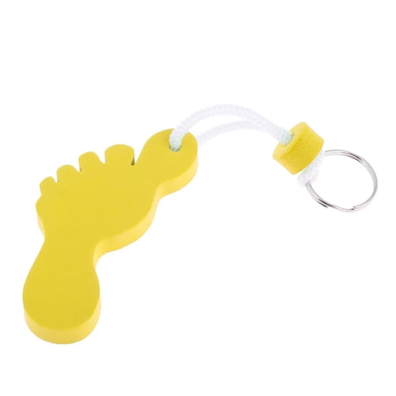 DimyFew Ultralight Portable Foam Foot Shaped Floating Water Buoyant Yellow