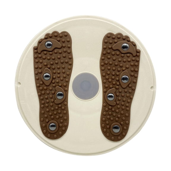 DimyFew Waist Twisting Disk Ab Twisting Board Foot Massage Twist Turntable Balance Board Brown