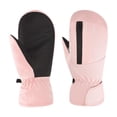thumbnail image 1 of DimyFew Winter Ski Mittens Snowboarding Gloves Cold Weather Ski Gloves for Winter Sports Pink, 1 of 9