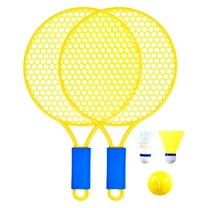DimyFew s Tennis Racket, Badminton Racquet, with And Shuttlecock Racquet, Lightweight yellow