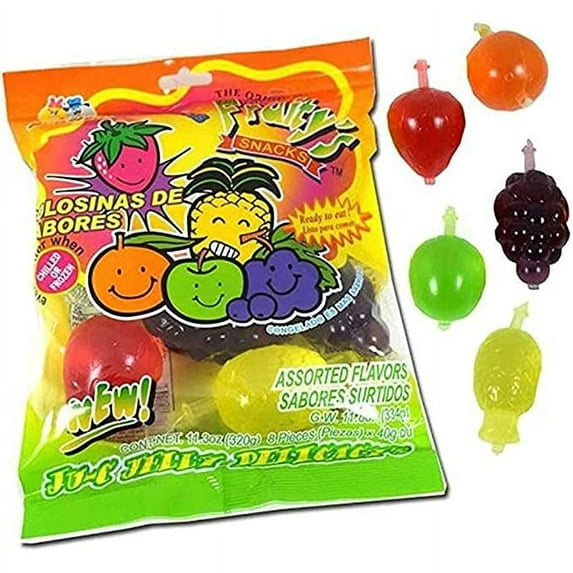 Din Don Fruity's JU-C Jelly Fruit Snacks 4 pack