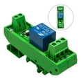 thumbnail image 1 of Din Rail 1 Channel Relay Board 5/12/24V Relay + Interface Electromagnetic Relay, 1 of 3