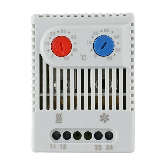 Din Rail Compact Thermoregulator Thermostat Switch Temperature Controller For Communication Wind Generation Fire Equipment