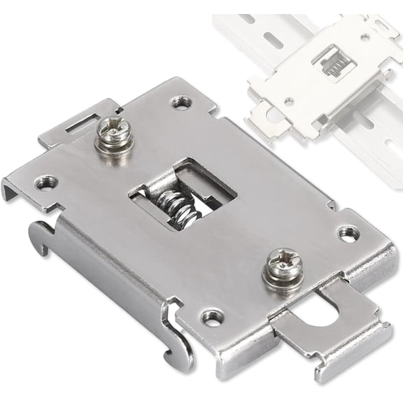 Din Rail Mounting Clip Kit - 35mm Din Rail Clamp, Safe Mounting Bracket for Solid State Relays