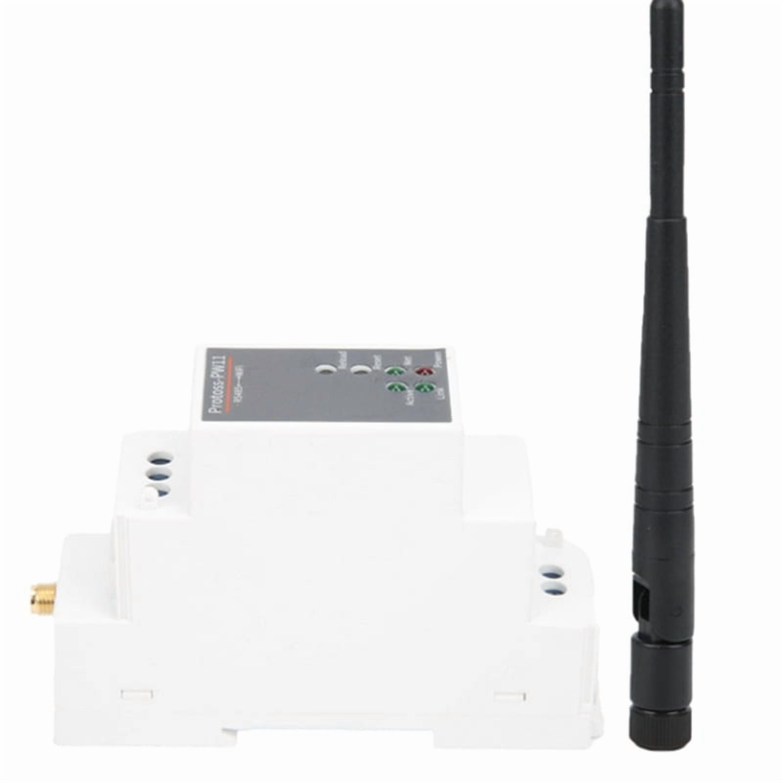 Din Rail RS485 to WiFi Converter Serial Device Server Alibaba Cloud IoT DC Power Supply PW11-M 9-50VDC,1 set x DIN-rail RS485 to WIFI serial port server PW11-M