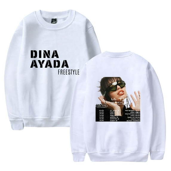 Dina Ayada FreeStyle Merch Men/Women Long Sleeve Crew Neck Sweater Men/Women Longsleeve Sweater