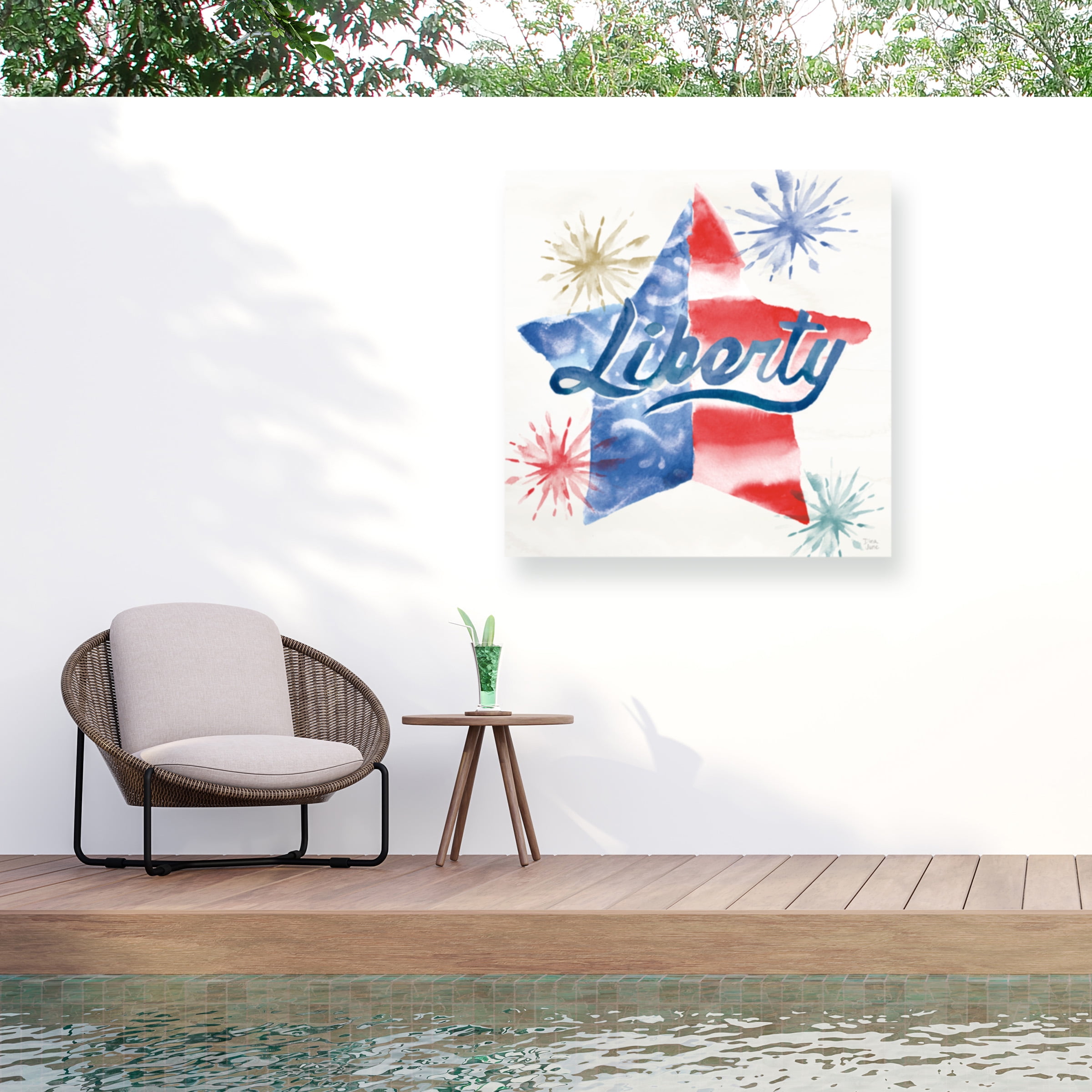 Dina June 'Oh My Stars IV' Outdoor All-Weather Wall Decor
