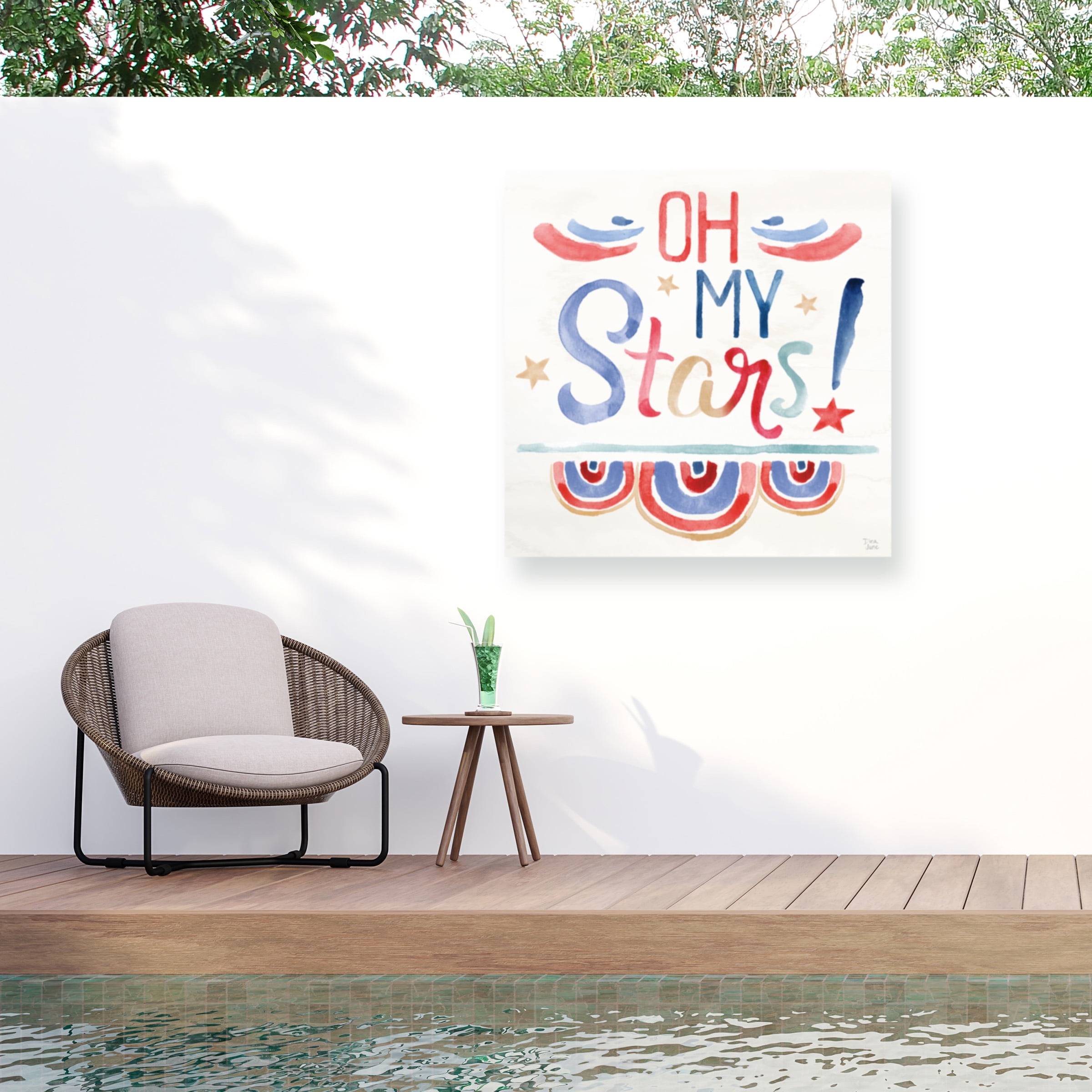 Dina June 'Oh My Stars VI' Outdoor All-Weather Wall Decor