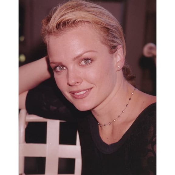 Dina Meyer Posed in Black portrait Photo Print (8 x 10)