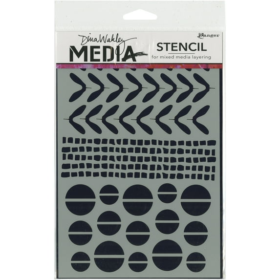 Mini Favorites - Dina Wakley Media Stencils 9"X6"
