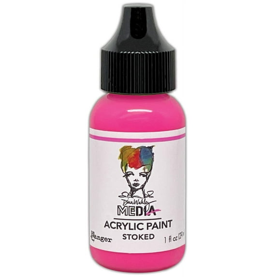 Dina Wakley Media Acrylic Paint 1oz-Stoked
