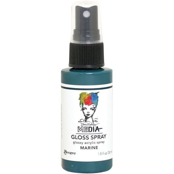 Dina Wakley Media Gloss Sprays 2oz-Marine