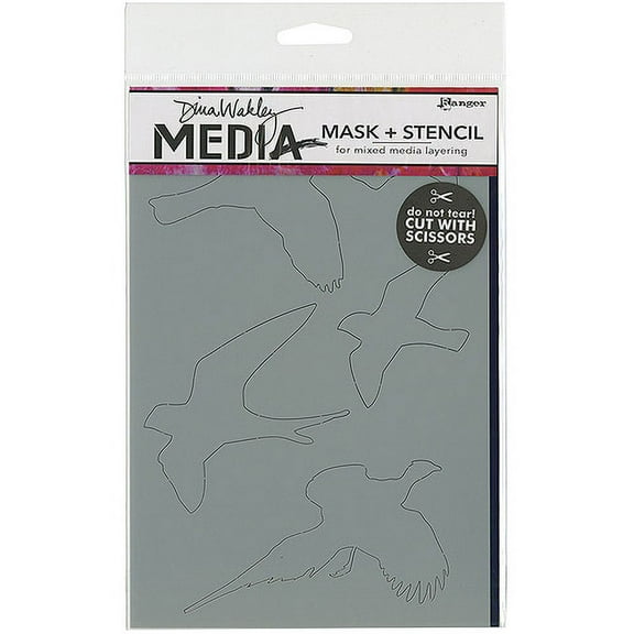 Dina Wakley Media Masks, 6" x 9"