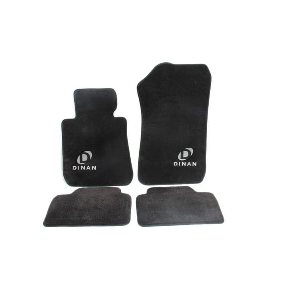 Dinan D701-DNBW2808-4C-BLK Signature Floor Mats - Compatible with 2009-2015 BMW 7-Series