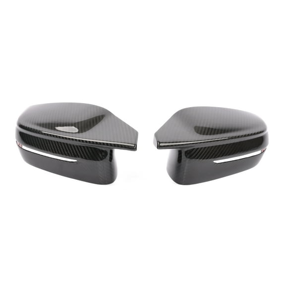 Dinan D980-0033 Mirror Cover Set - Gloss Twill Carbon Fiber