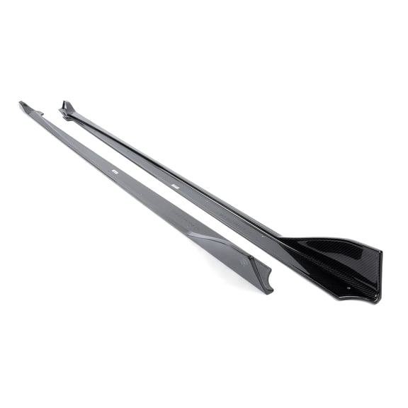 Dinan D980-0036 Side Skirts - Gloss Twill Carbon Fiber - Pair