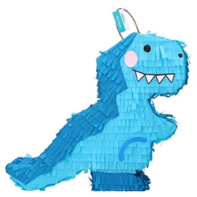 Dinosaur Party Pinata, Blue, 16" x 19", by Way To Celebrate