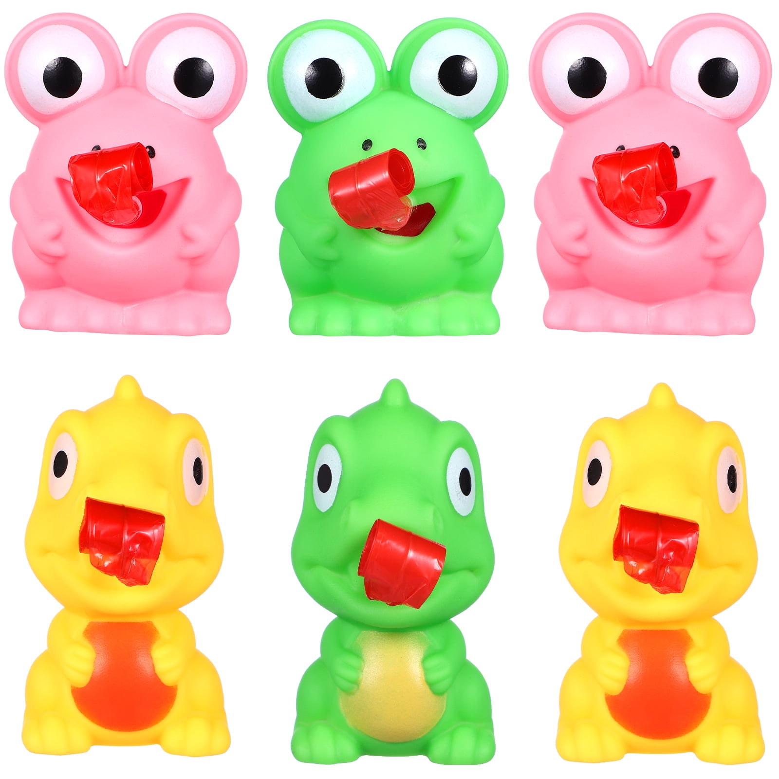 Dinausors Toys Anime Tongue Sticking Out Funny Squeeze Frog Animal 8 Cm 6  Pcs - Walmart.com