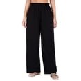 thumbnail image 1 of Dinazah Women's Lightweight Wide Leg High Waist Palazzo Pants, 1 of 5
