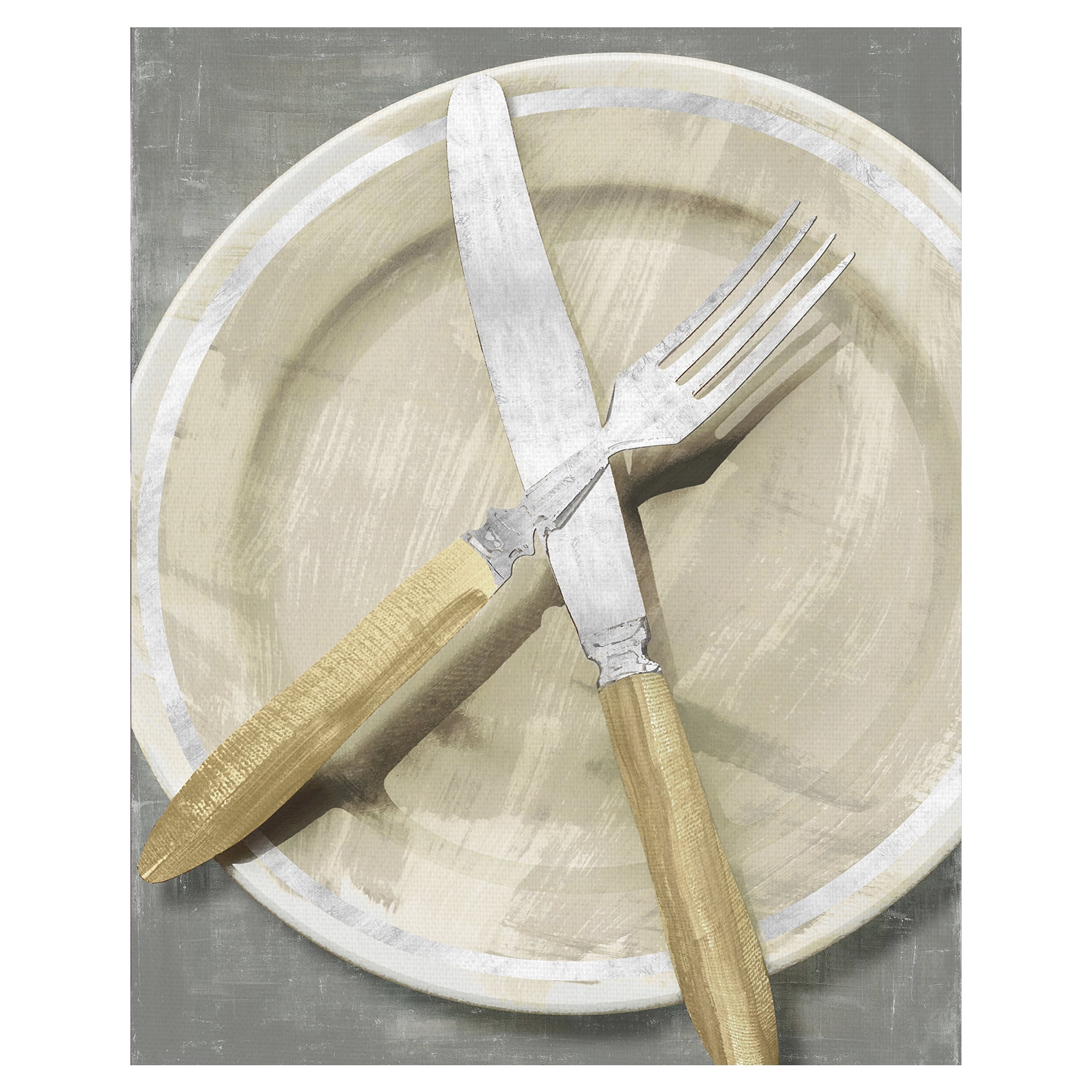 Diner II by Tania Bello Dinnerware Canvas Art