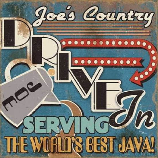 Diners and Drive Ins IV Canvas Art - Pela Studio (24 x 24)