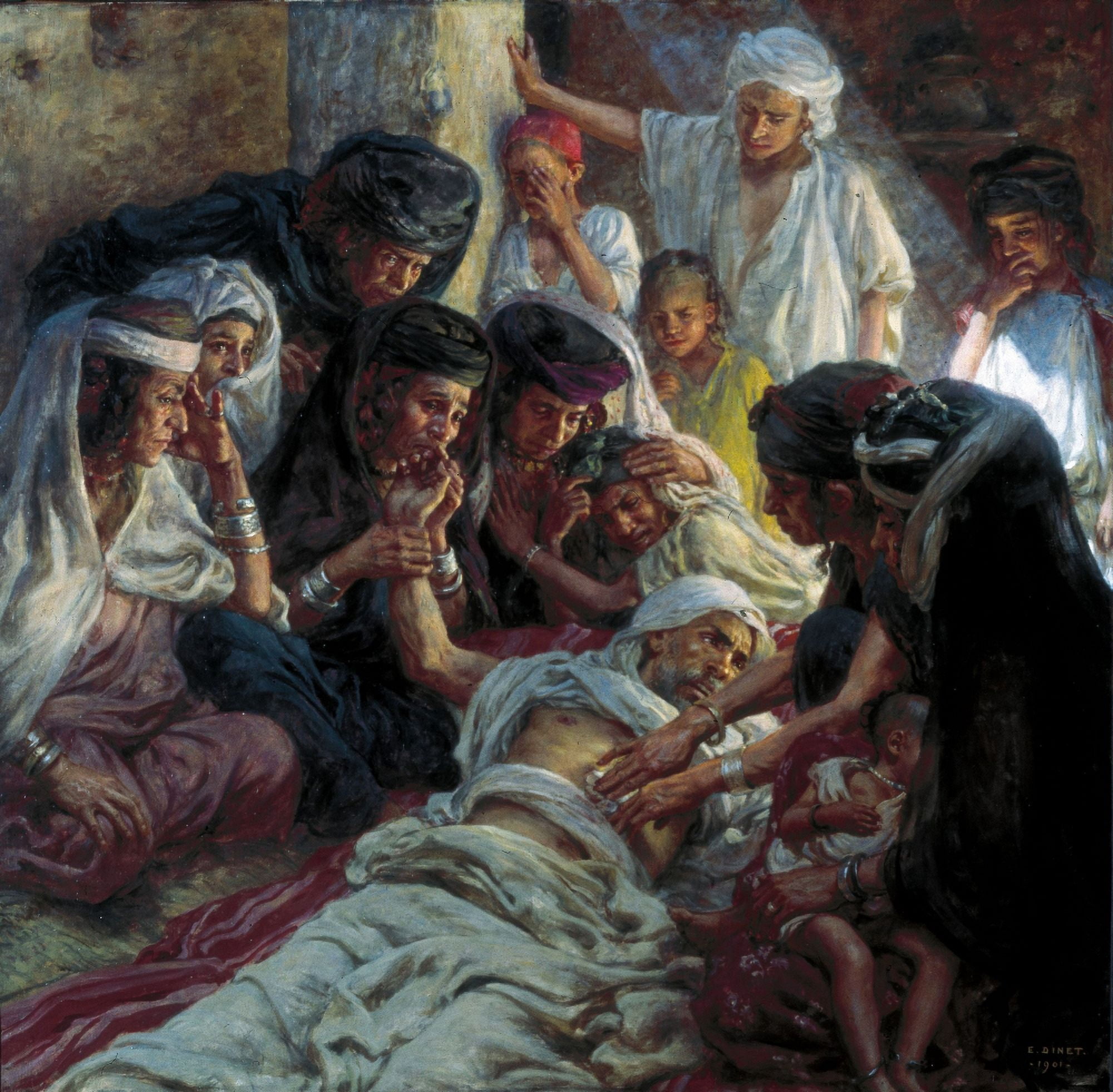 Dinetalphonse-Etienne (1861-1929) Canvas Art - (36 x 24)