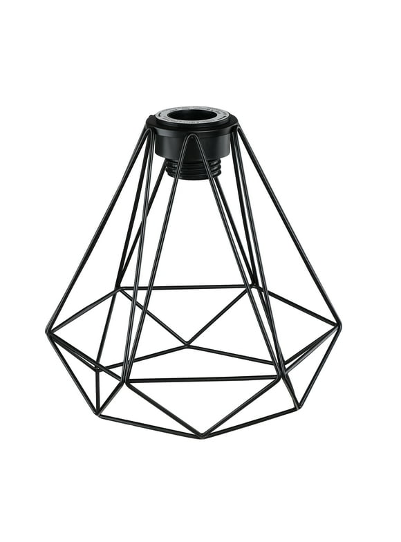 Ding 2.25 in. Lip Fitter Metal Wire Cage Pendant Lamp Shade