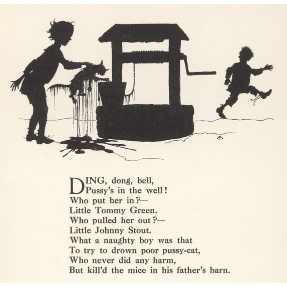 Ding Dong Bell Rhyme Poster Print By Mary Evans Picture Libraryarthur Rackham (24 X 18)