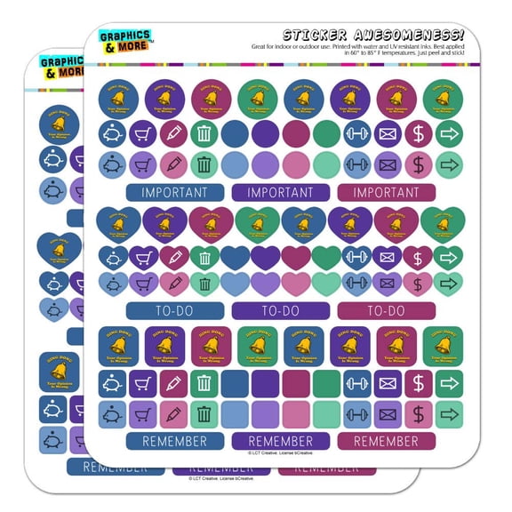 Ding Dong Your Opinion is Wrong Funny Humor Planner Calendar Scrapbooking Crafting Sticker Set