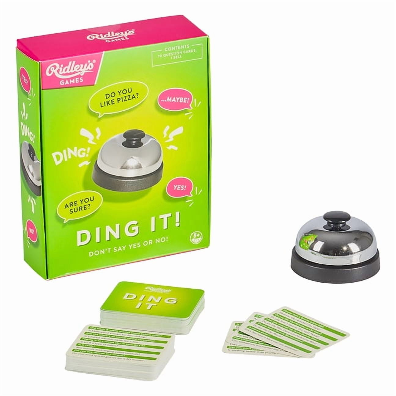 Ding It Card Game, by Ridley's Games With Real Metal Bell