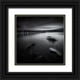 thumbnail image 1 of Ding, Sunny 15x15 Black Ornate Wood Framed with Double Matting Museum Art Print Titled - The Beach, 1 of 4