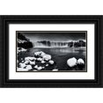 thumbnail image 1 of Ding, Sunny 32x20 Black Ornate Wood Framed with Double Matting Museum Art Print Titled - Godafoss Panorama, 1 of 4