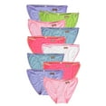 DINGLU 10 Pack Women's Bikini Panties Low Rise Viscose String Ladies