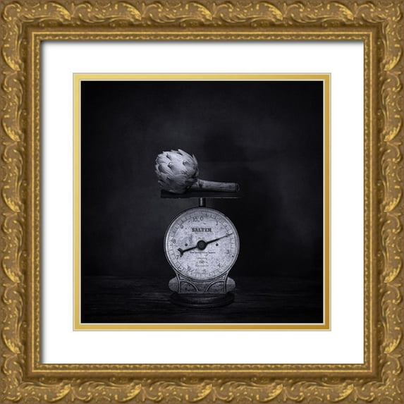 Dingemans, Saskia 12x12 Gold Ornate Wood Framed with Double Matting Museum Art Print Titled - Back To The Past . Serie.