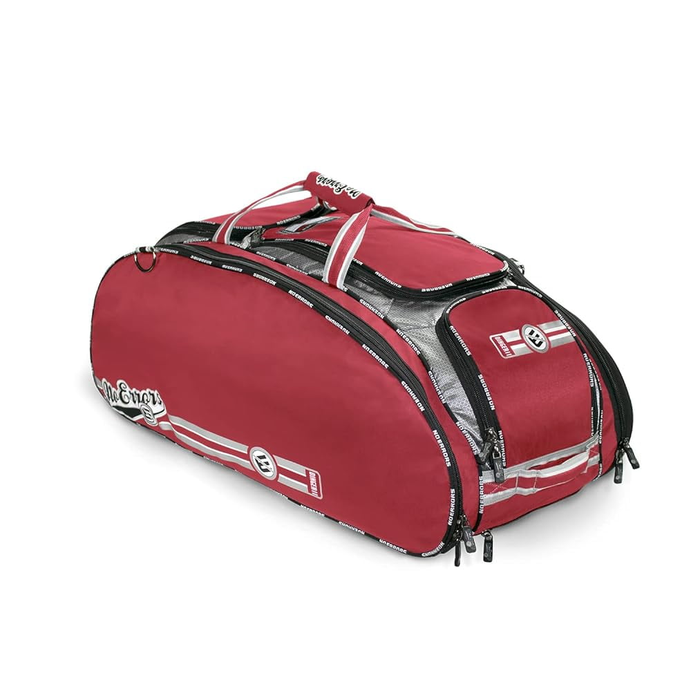 Dinger Baseball Bat Bag 15 Compartments For More Storage Than Or