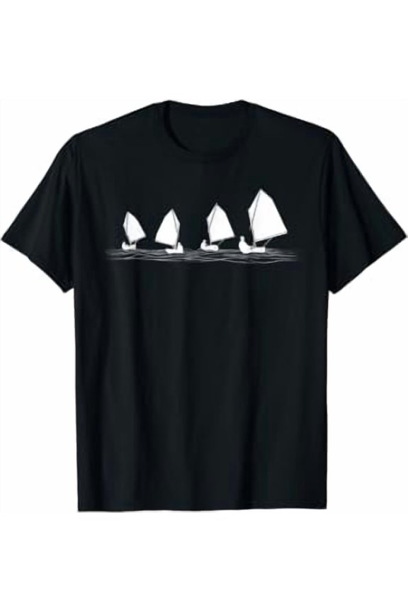 Dinghy Sail Boat Laser Optimist Racing Sailing Laser T-Shirt