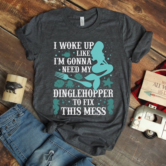 Dinglehopper Hair Salon, The Little Mermaid Shirt, Ariel Princess Shirt, Birthday Winter Holiday Gifts TSHIRT All Size S-5XL
