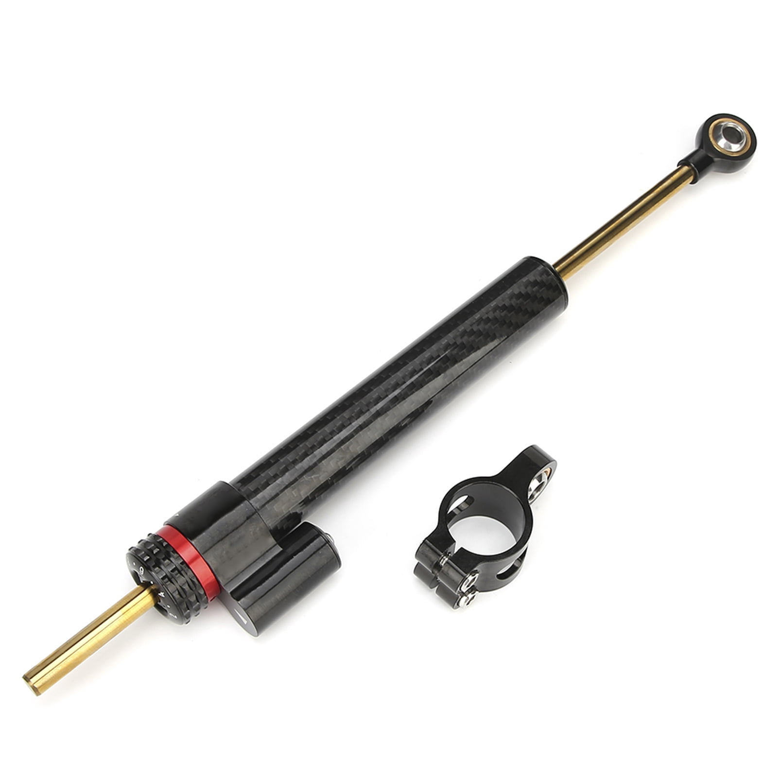 Dingln Direccin Amortiguador De Direccin Regulable De Fibra De Carbono De Partes De Motos Adapta For Kawasaki