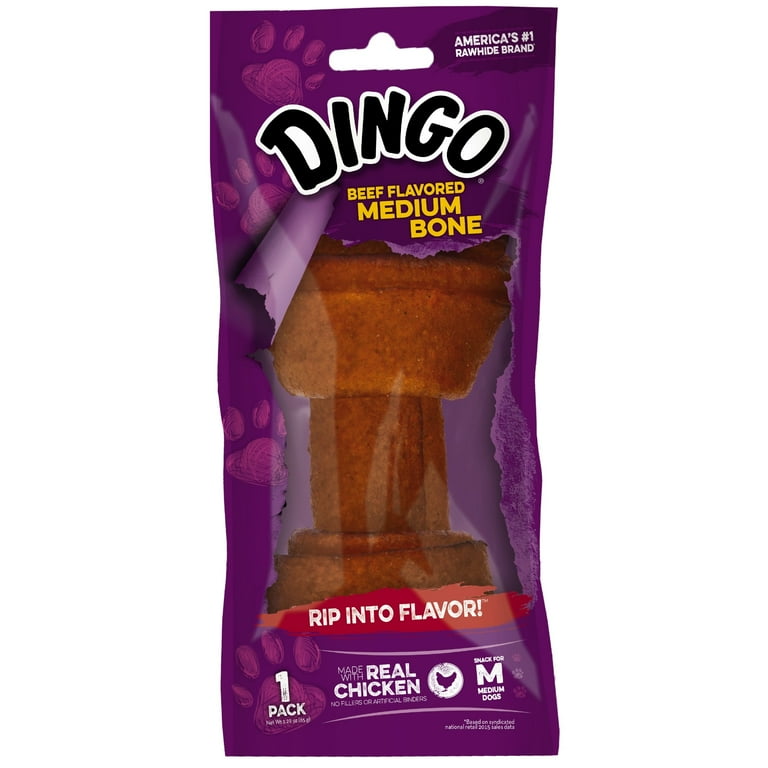 Dingo Beef Flavored Medium Bone Walmart