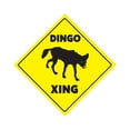 thumbnail image 1 of Dingo Crossing Sign Zone Xing | Indoor/Outdoor | 14" Tall australia outback dog, 1 of 5