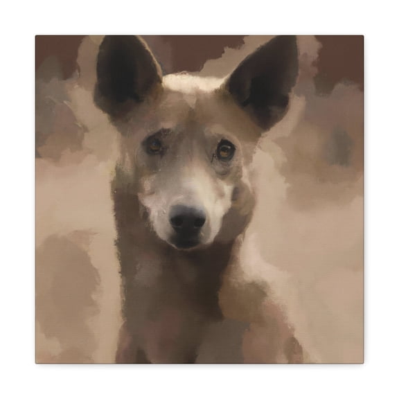 "Dingo Dreamscape Scene" - Canvas
