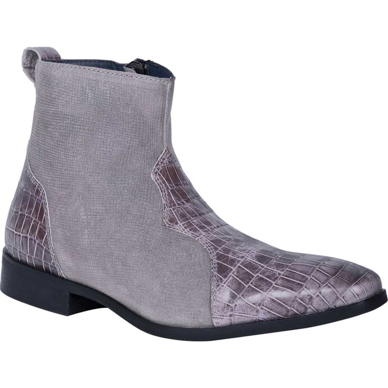 Dingo Men\'s Textured Gray Boots Men main image 4