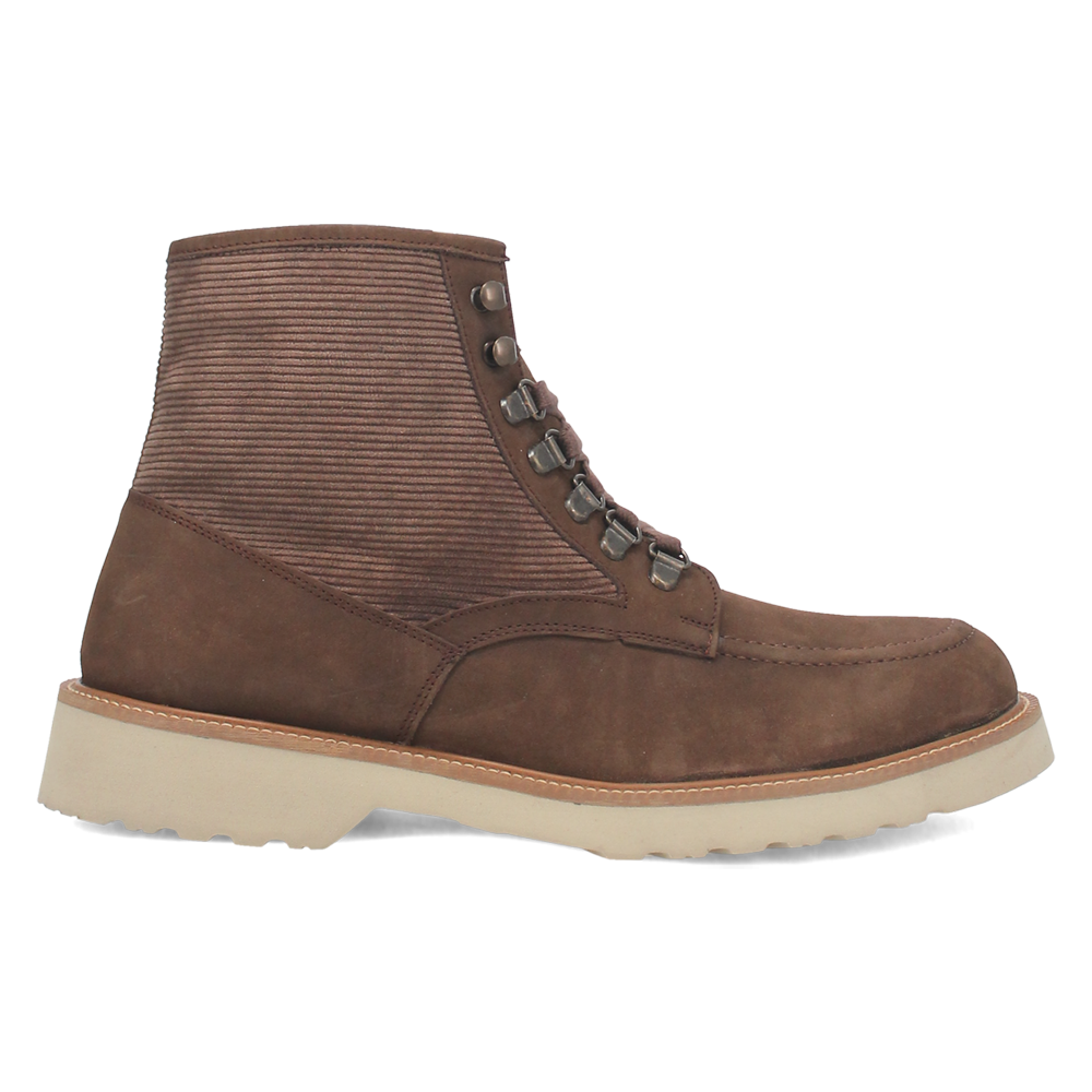 Dingo Opie Round Toe Chukka Men's Brown Casual Boots - Leather - Lace Up - DI208-WHY