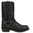 thumbnail image 1 of Dingo Mens Dean Harness Square Toe Pull On Motorcycle Cowboy  Mid Calf Boot, 1 of 2
