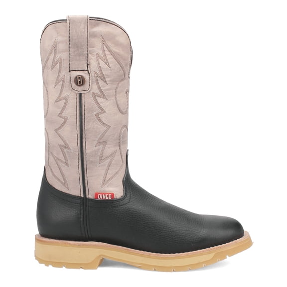 Dingo Mens Dust Bowl Embroidered Round Toe Cowboy Mid Calf Boots