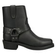 thumbnail image 1 of Dingo Men's Rev Up Zipper Motorcycle Boot Square Toe Black 9.5 EE US, 1 of 2
