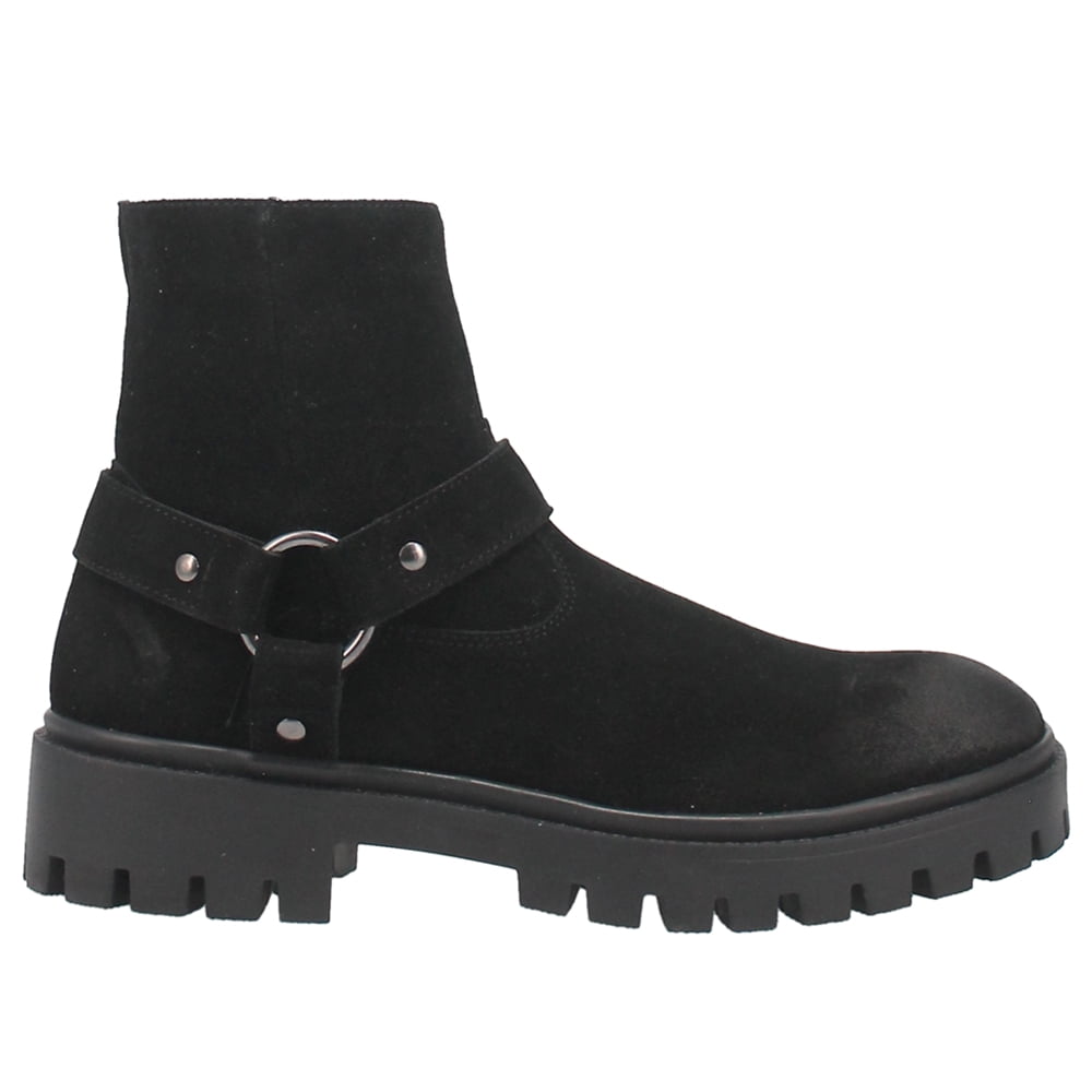Dingo Mens Road Trip Round Toe Motorcycle Ankle Boots - Walmart.com
