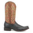 thumbnail image 1 of Dingo Mens True Grit Embroidered Square Toe Cowboy  Mid Calf Boots, 1 of 2