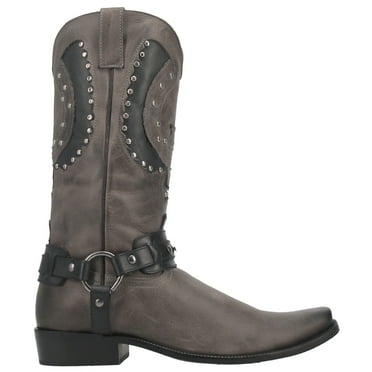 Dingo Mens War Eagle Studded Square Toe Cowboy  Mid Calf Boots