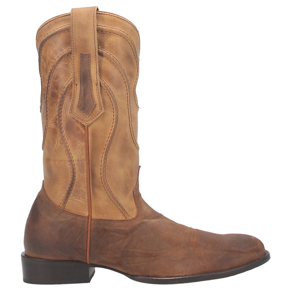 Dingo Mens Whiskey River Round Toe Cowboy Mid Calf Boots Walmart